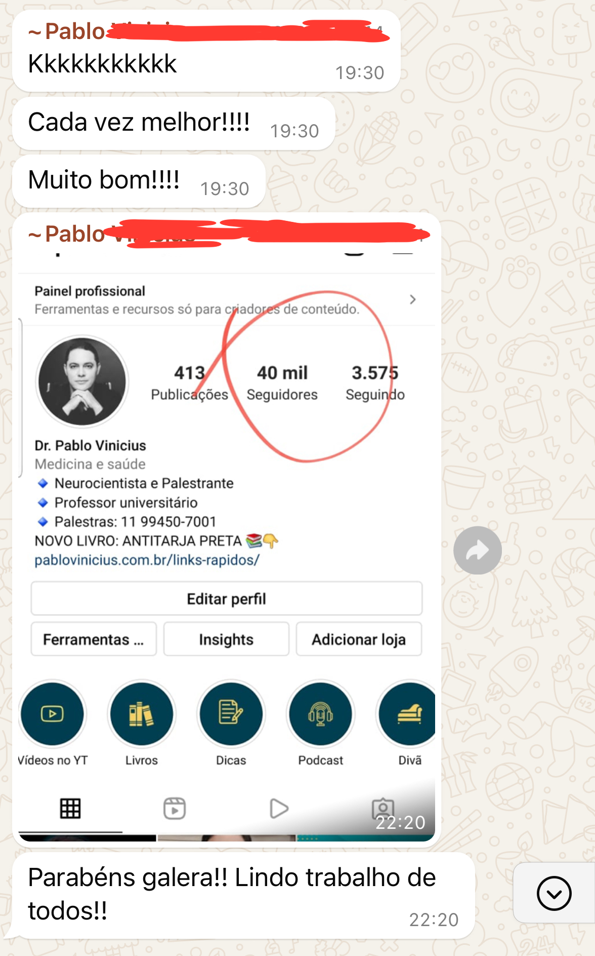Print de cliente satisfeito 6
